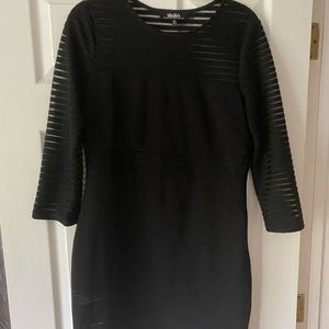 Black Form Fitting Dress